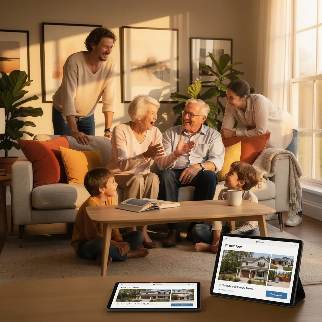 Современный дом с уютным интерьером, представленный на виртуальном туре.