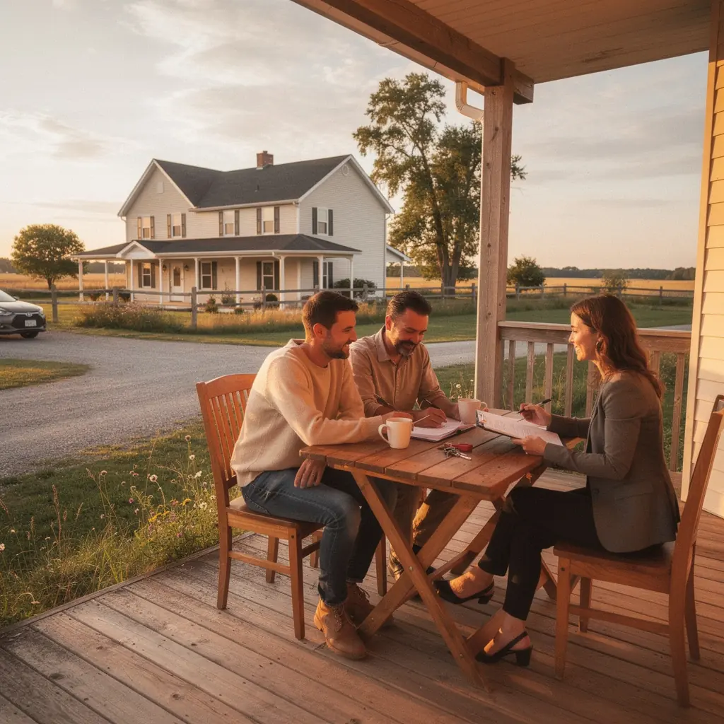 Снимок человека, использующего приложение для поиска аренды жилья на мобильном устройстве.