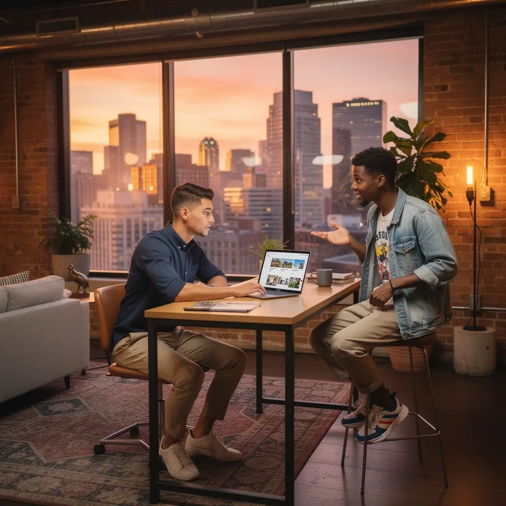 Инфографика, показывающая этапы подписания договора аренды жилья.