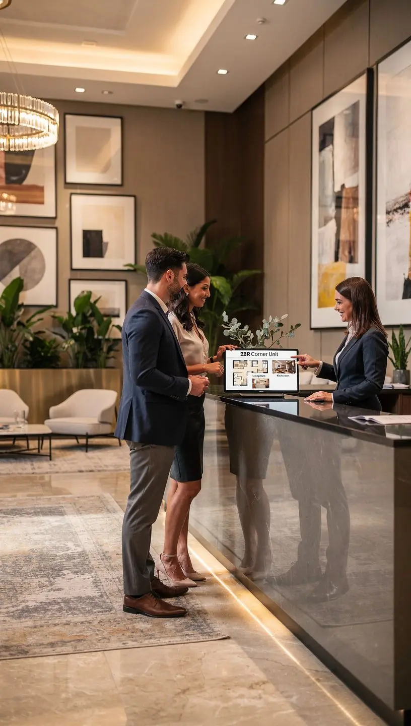 Современный дом с уютным интерьером и зеленым двором.